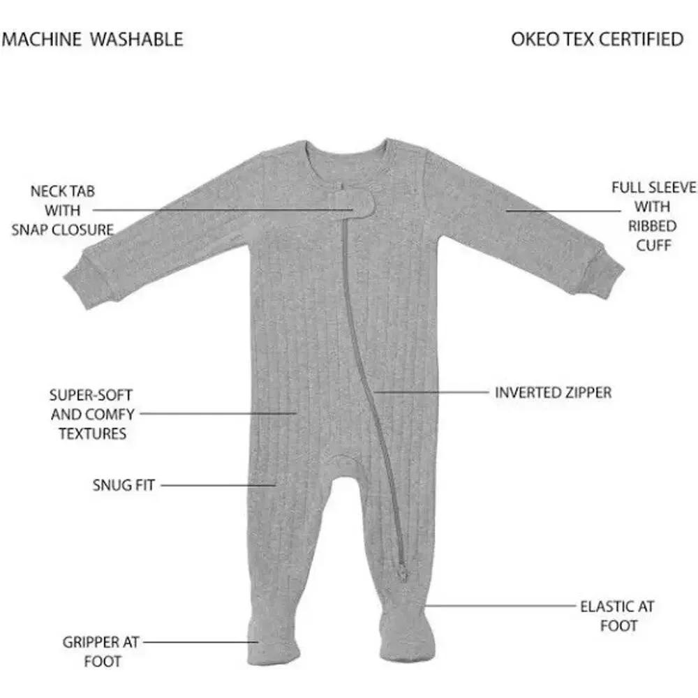 Member's Mark Baby 3-Pack Organic Cotton Soft Sleep And Play Snug Fitting 6M‎